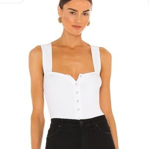 REVOLVE Bosco Snap Front Tank in White